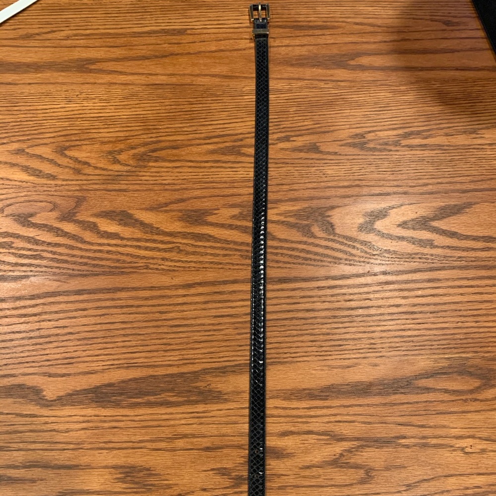 Snakeskin Black Belt